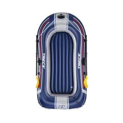 Bestway 2.28m x 1.21m treck x1 set (contents:1 boat,1 pair of oars,1 foot pump,repair patch)